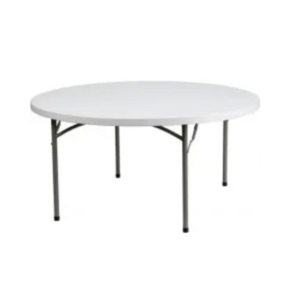 60" Round Table, Seats 8-10