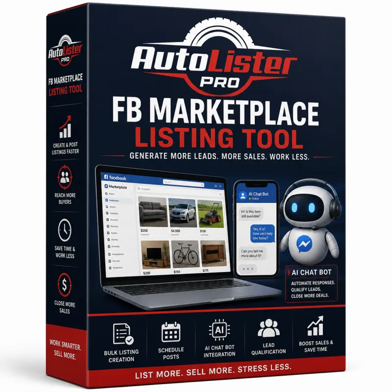 AutoLister Pro - Dealership Program