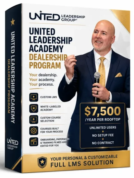 United Leadership Academy + AutoLister Pro - Dealership Program
