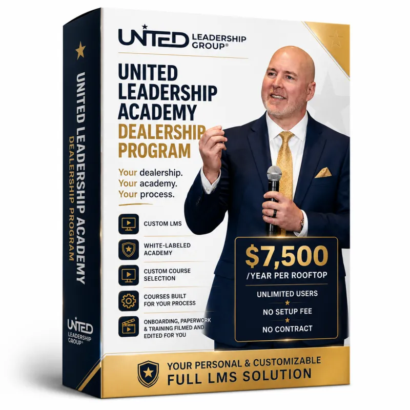 United Leadership Academy + AutoLister Pro - Dealership Program